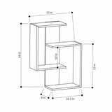 Multi-Tier Wooden Wall Shelf – Vertical Floating Rack for Plants, Books, Photo Frames & Decorative Items